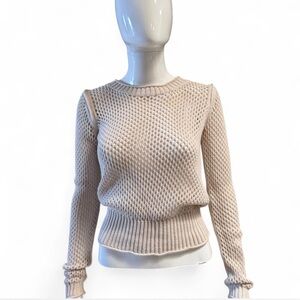 Wilfred Textured Cream Sweater